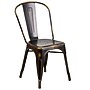 Flash Furniture Colorful Restaurant Chair, Copper, 4 Pack (4ET3534COP)~#|#~sp160200250_sc7