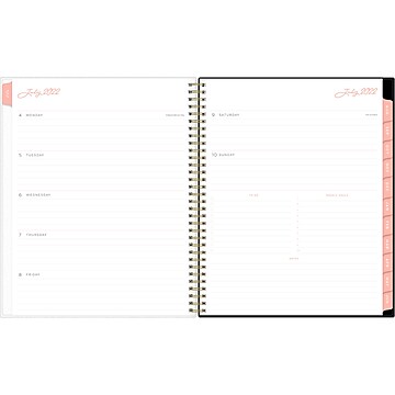 2022-2023 Blue Sky Margaret Jeane Faces 8.5" x 11" Academic Weekly & Monthly Planner, Multicolor (138144)