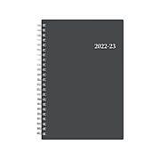 2022-2023 Blue Sky Collegiate 5" x 8" Academic Weekly & Monthly Planner, Gray (100139-A23)