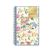 2022-2023 Blue Sky Day Designer Climbing Floral Blush 5" x 8" Academic Weekly & Monthly Planner, Multicolor (137881-A23)