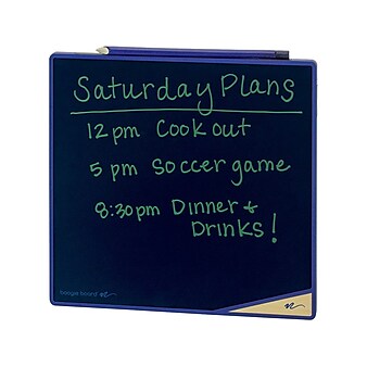 Boogie Board VersaTiles 8.25" x 8.25" Memo Board, Ocean Blue (VT0260001)