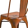Flash Furniture Colorful Restaurant Chair, Orange, 4 Pack (4ET3534OR)~#|#~sp160415105_sc7