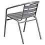 Flash Furniture Restaurant Patio Chair, Silver, 4 Pack (4TLH017C)~#|#~sp160415135_sc7