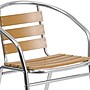 Flash Furniture Restaurant Patio Chair, Aluminum, 4 Pack (4TLH017W)~#|#~sp160415168_sc7