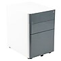Flash Furniture 3-Drawer Cabinet, Legal & Letter Files, White/Charcoal, 21" (HZCHPL02GRYWH)~#|#~sp160415273_sc7