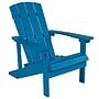 Flash Furniture Charlestown All-Weather Poly Resin Wood Adirondack Chairs with Side Table, Blue, 3/Set (JJC145012T141BU)~#|#~sp160415543_sc7