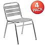 Flash Furniture Restaurant Patio Chair, Aluminum, 4 Pack (4TLH015)~#|#~sp160416674_sc7