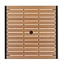 Flash Furniture Lark Square Outdoor Dining Table with Umbrella Holder Hole, Teak (XUDGUH8100)~#|#~sp160416757_sc7