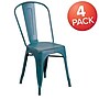 Flash Furniture Colorful Restaurant Chair, Kelly Blue-Teal, 4 Pack (4ET3534KB)~#|#~sp160416993_sc7