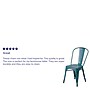 Flash Furniture Colorful Restaurant Chair, Kelly Blue-Teal, 4 Pack (4ET3534KB)~#|#~sp160416995_sc7