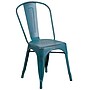 Flash Furniture Colorful Restaurant Chair, Kelly Blue-Teal, 4 Pack (4ET3534KB)~#|#~sp160417000_sc7