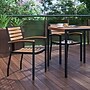 Flash Furniture Faux Teak Patio Chair, 2 Pack (2XUDGHW6006)~#|#~sp160417434_sc7