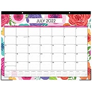 2022-2023 Blue Sky Mahalo 17" x 22" Academic Monthly Desk Pad Calendar (100157-A23)