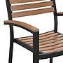 Flash Furniture Faux Teak Patio Chair, 2 Pack (2XUDGHW6006)~#|#~sp160417461_sc7