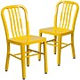 Flash Furniture Colorful Restaurant Chair, Yellow, 2 Pack (2CH6120018YL)~#|#~sp160417777_sc7