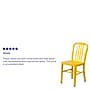 Flash Furniture Colorful Restaurant Chair, Yellow, 2 Pack (2CH6120018YL)~#|#~sp160417789_sc7