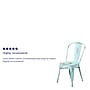 Flash Furniture Colorful Restaurant Chair, Green-Blue, 4 Pack (4ET3534DB)~#|#~sp160417822_sc7