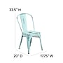 Flash Furniture Colorful Restaurant Chair, Green-Blue, 4 Pack (4ET3534DB)~#|#~sp160417823_sc7