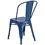 Flash Furniture Colorful Restaurant Chair, Antique Blue, 4 Pack (4ET3534AB)~#|#~sp160417974_sc7