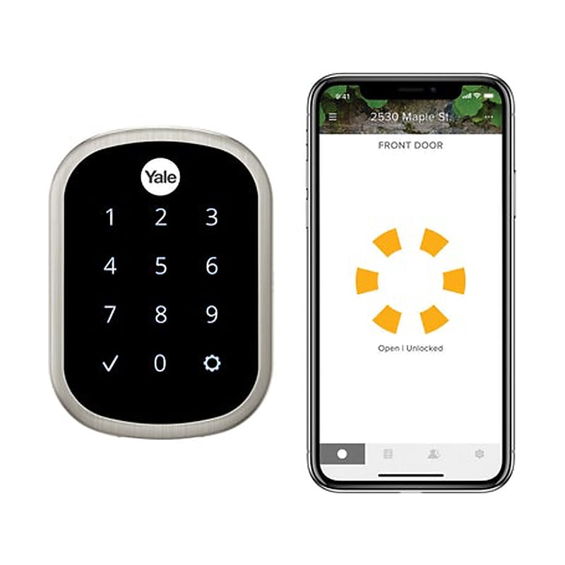 Yale Assure Lock SL Wi-Fi and Bluetooth Smart Lock, Satin Nickel (R-YRD256-CBA-619) image 1