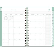 2022-2023 Blue Sky Thimblepress 5" x 8" Academic Weekly & Monthly Planner, Seafoam (140957)