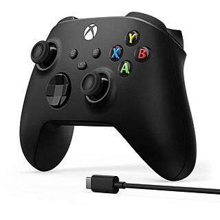 Microsoft Xbox Series X S Wireless Controller Black QAT 00001 Staples