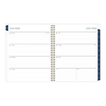 14 Months June 2021 Through July 2022 Brown Monthly & Weekly 2021-2022 8x10 Academic Planner 