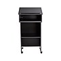 Oklahoma Sound Combo 47.5" Portable Lectern, Black/Charcoal (22-112-BK)~#|#~sp160718455_sc7