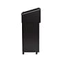 Oklahoma Sound Combo 47.5" Portable Lectern, Black/Charcoal (22-112-BK)~#|#~sp160718457_sc7