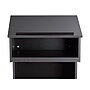 Oklahoma Sound Combo 47.5" Portable Lectern, Black/Charcoal (22-112-BK)~#|#~sp160718459_sc7