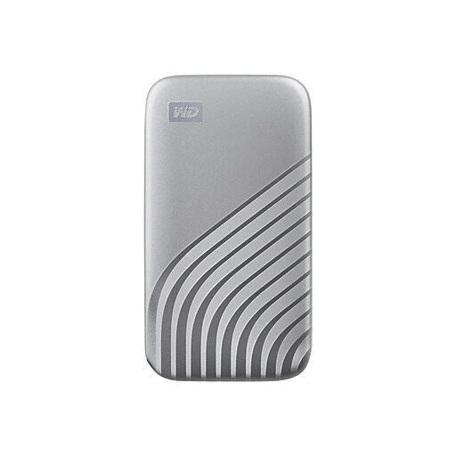 WD My Passport 1TB USB 3.2 External SolidState Drive, Silver (WDBAGF0010BSLWESN) Staples