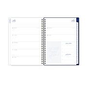 2022-2023 Blue Sky Thimblepress Sweet Pea Blue 5.88" x 8.63" Academic Weekly & Monthly Planner, Multicolor (140951)
