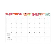 2022-2023 Blue Sky Day Designer Secret Garden Mint 8.5" x 11" Academic Monthly Planner, Multicolor (137901-A23)