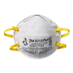Respirateur N95 3M 8210 – Authentique, Made In USA, Protection Particules, Lot
