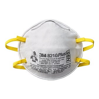 3M™ 8210Plus N95 Performance Disposable Particulate Respirator, 20/pack (8210PP20-DC)