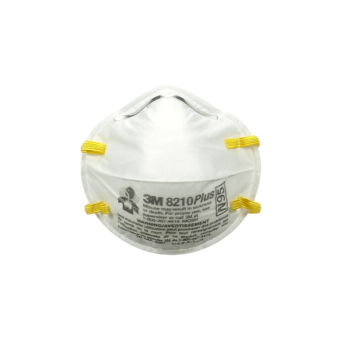 3M™ 8210Plus N95 Performance Disposable Particulate Respirator, 20