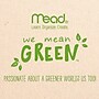 Mead We Mean Green 3-Hole Punched 2-Pocket Paper Folders, Assorted Colors (330000F)~#|#~sp160801703_sc7