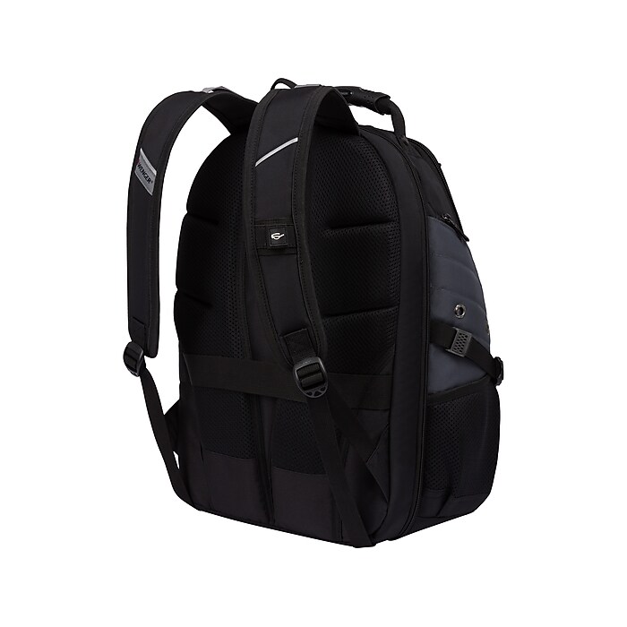 Wenger 1900 ScanSmart Laptop Backpack, Black/Gray (19002411) | Staples