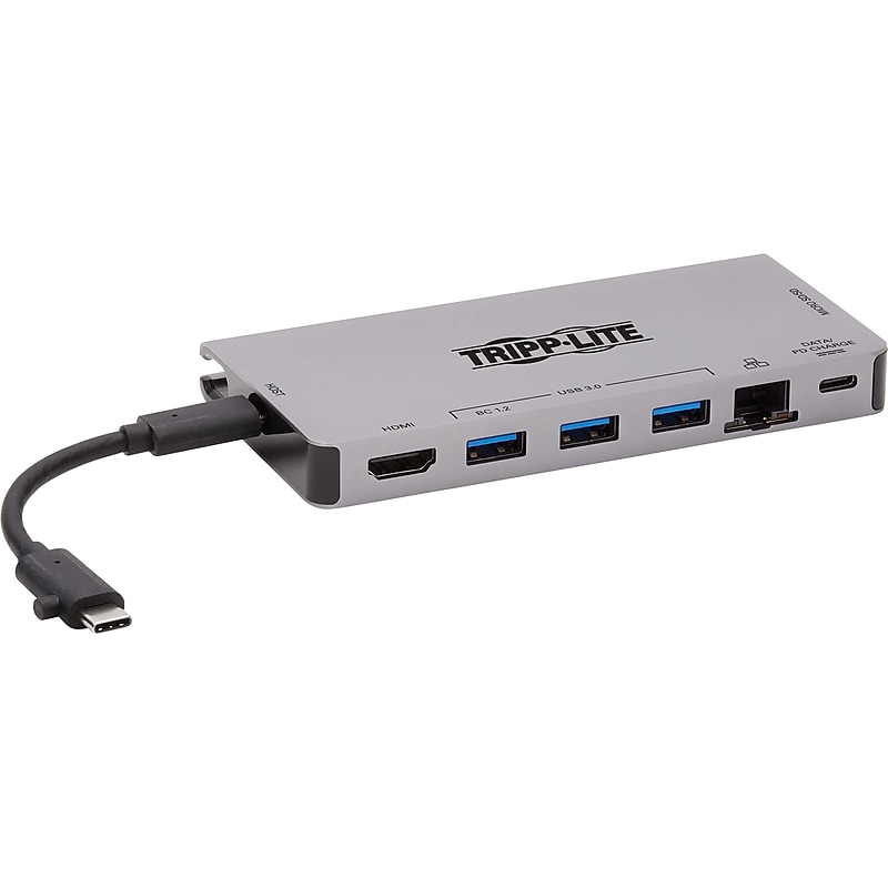 Tripplite Docking Station for Windows Laptop (U442-DOCK5D-GY) image 1