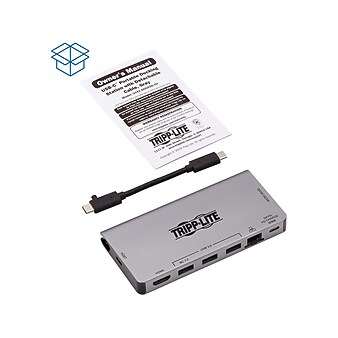Tripplite Docking Station for Windows Laptop (U442-DOCK5D-GY)