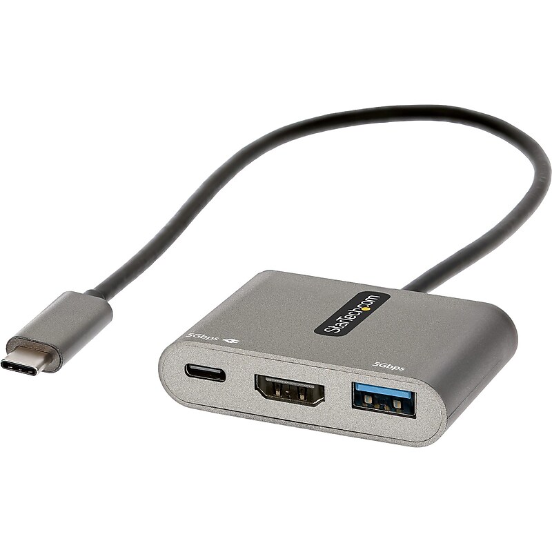 StarTech USB C Multiport Adapter for USB-C Enabled Devices (CDP2HDUACP2) image 1