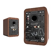 Kanto YU4 Powered Bluetooth Speakers, Walnut (YU4WALNUT)