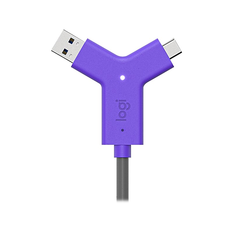 Logitech Swytch Laptop Link, Purple/Black (952-000009) image 1