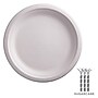 Eco-Products Compostable 9" Sugarcane Plates, 50/Pack  ~#|#~sp161309383_sc7