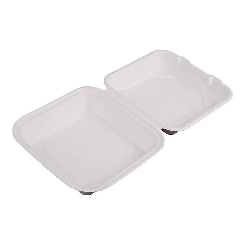 Eco-Products Vanguard Clamshell Box, 200/Carton (EP-HC81NFA) image 1