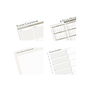 2023 AT-A-GLANCE My Week 11" x 8.5" Weekly & Monthly Planner Refill, White/Brown (491-285-23)