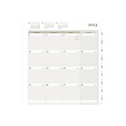 2023 AT-A-GLANCE My Month 11" x 8.5" Monthly Planner Refill, White/Brown (491-685-23)