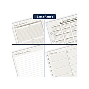 2023 AT-A-GLANCE My Week 8.5" x 5.5" Weekly & Monthly Planner Refill, White/Brown (481-485-23)