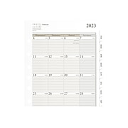 2023 AT-A-GLANCE My Month 8.5" x 5.5" Monthly Planner Refill, White/Brown (481-685Y-23)