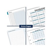 2023 AT-A-GLANCE My Day 8.5" x 5.5" Daily & Monthly Planner Refill, White/Blue (281-225-23)